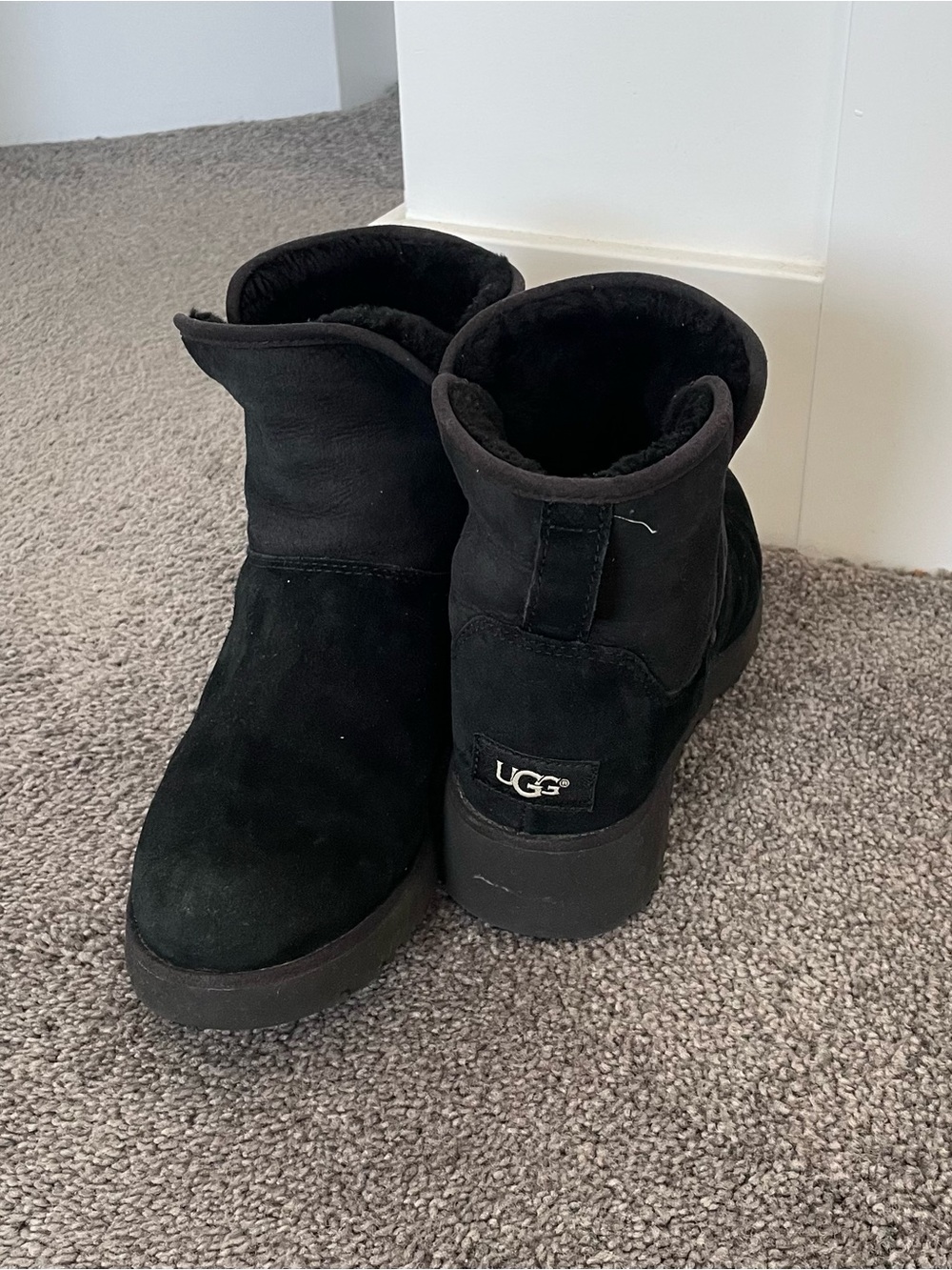 UGG Black Suede Boots